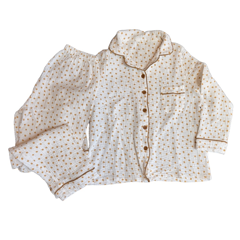 Cotton muslin pajama set